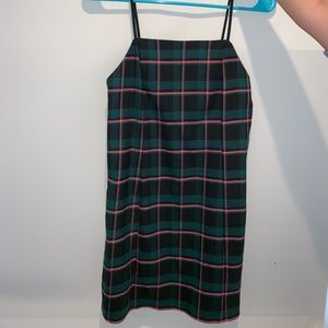 urban outfitters plaid dress